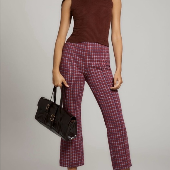 Anthropologie Margot Kick Flare Printed Pants by Maeve Size Small NWT - Picture 1 of 8